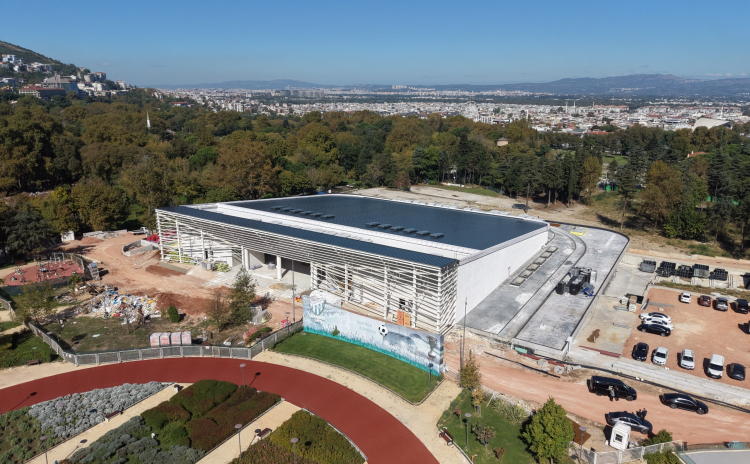 Bursa'da Atatürk Spor Salonu İnşaatı Güncellemesi