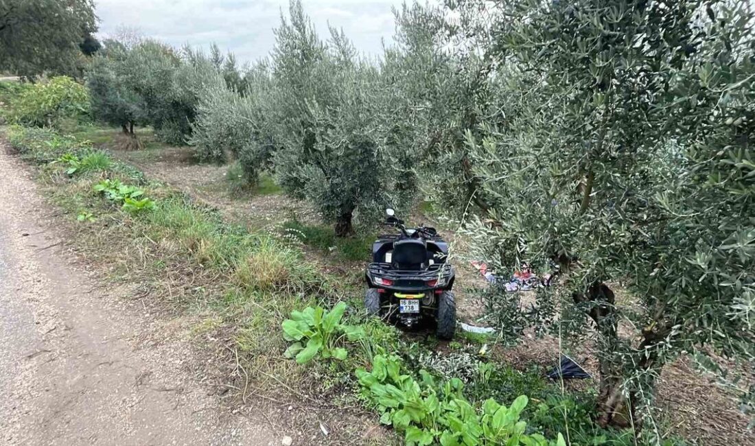 Bursa'da gerçekleşen ATV kazasında sürücü ağır yaralandı. Olay yerine sağlık