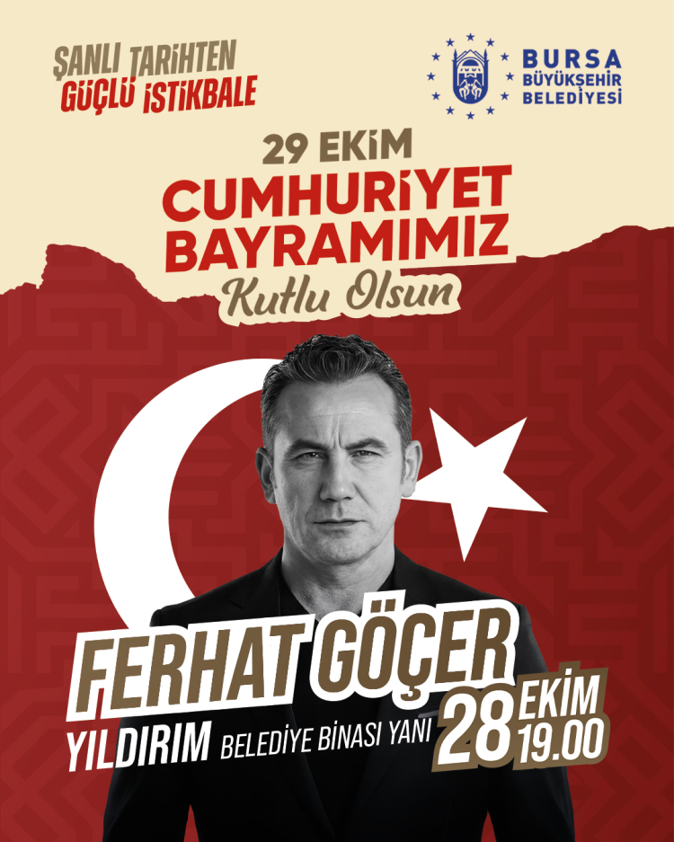 Bursa'da Cumhuriyet Bayramı Kutlamaları