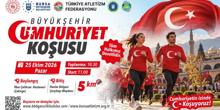 Bursa’da Cumhuriyet Koşusu düzenlenecek