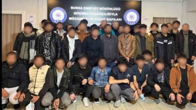 Bursa'da gerçekleştirilen operasyonla göçmen kaçakçılığına karşı ciddi adımlar atıldı. Güvenlik