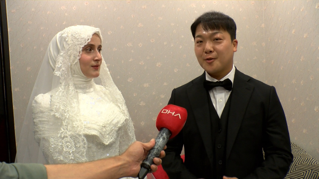 Bursa'da Güney Koreli Damat Türkiye'yi Sevdi
