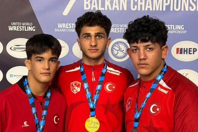 Bursa'da Güreş Şampiyonası başarıları