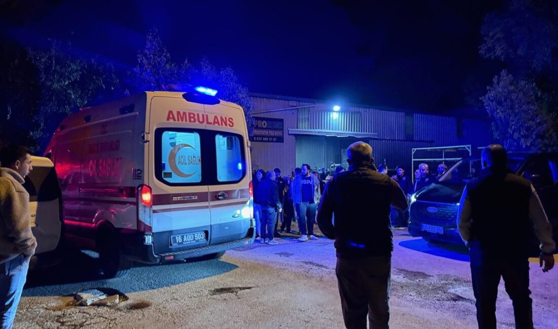 Bursa'da meydana gelen iş kazasında demir parça can aldı. Olayla
