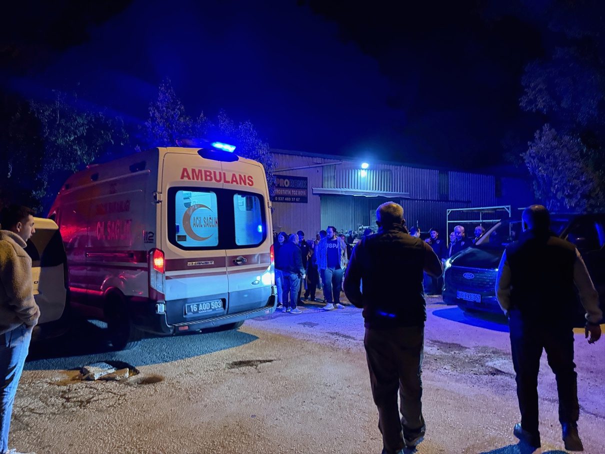 Bursa'da meydana gelen iş kazasında demir parça can aldı. Olayla
