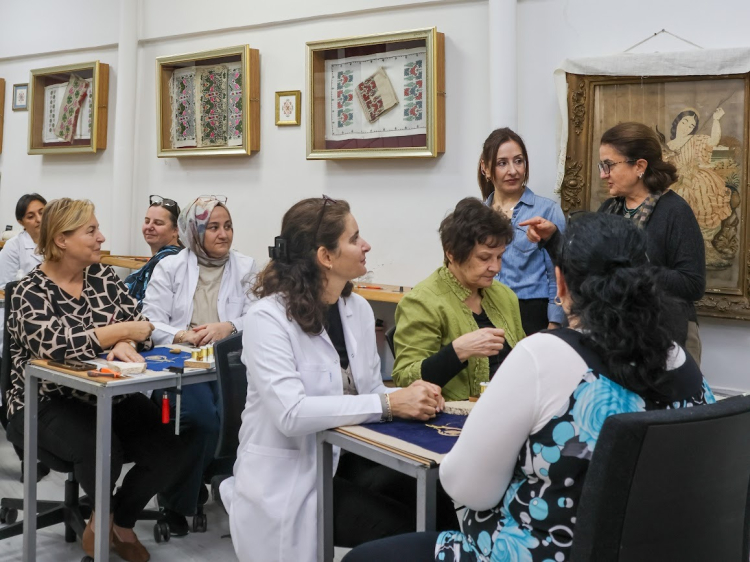 Bursa’da Maraş İşi Nakış Eğitimi Düzenlendi