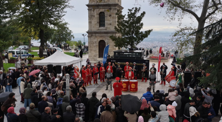 Bursa'da Mehter Buluşması büyük ilgi gördü