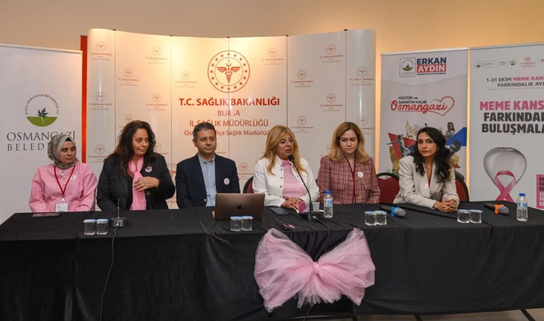 Bursa'da meme kanseri farkındalık çalışmaları başladı. Erken teşhisin önemi ve