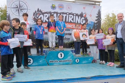 Bursa'da Oryantiring Şampiyonası Yapıldı