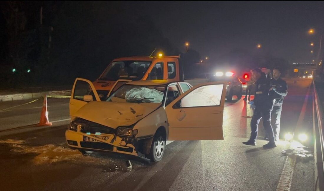 Bursa'da meydana gelen otomobil çarpması sonucu yaşanan trajik ölüm olayı
