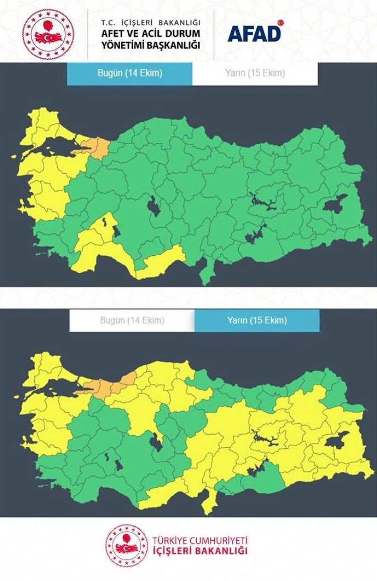 Bursa'da Sağanak Sonrası Hasar Tespiti
