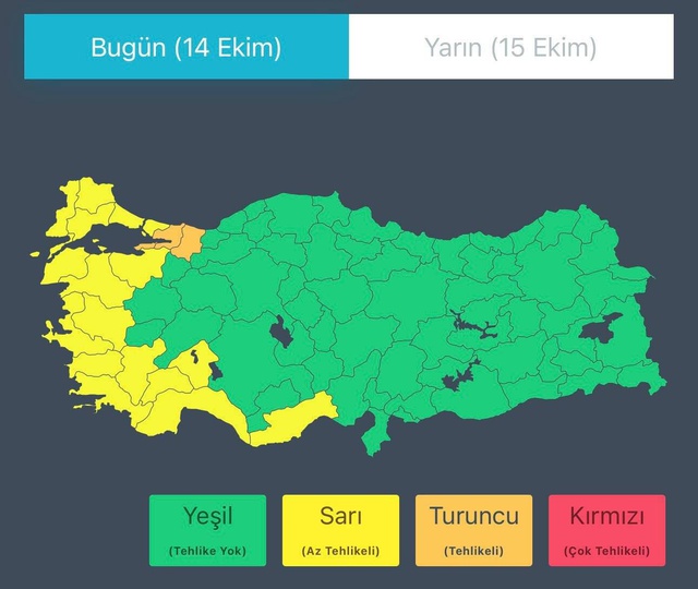 Bursa'da şiddetli sağanak etkili oldu