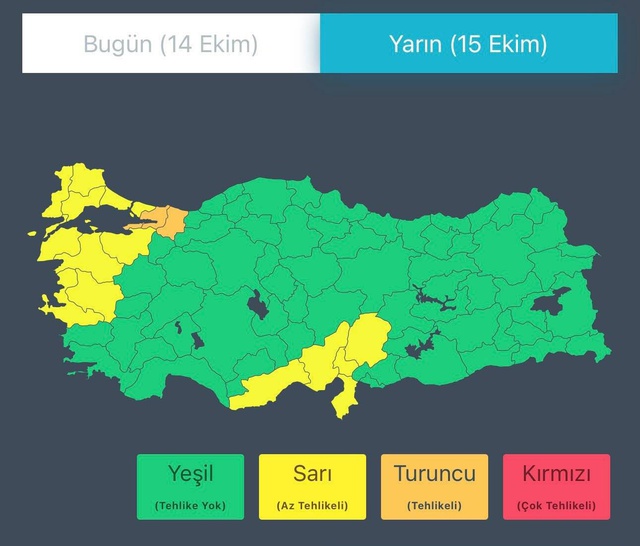 Bursa'da şiddetli sağanak etkili oldu