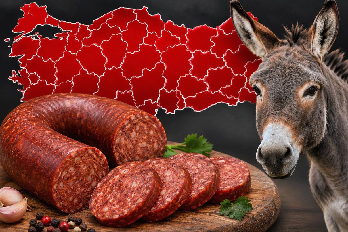 Bursa’da sucuk ve cantık harcında tek tırnaklı eti tespit edildi.