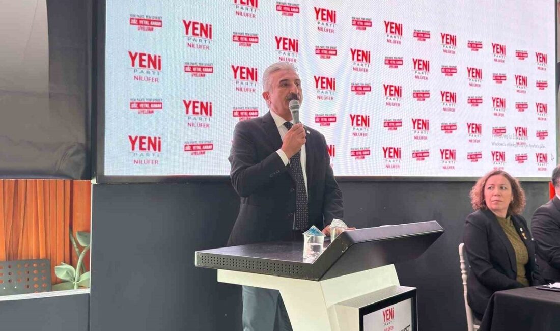 Bursa'da yeni parti il başkanlığı adaylık duyurusu resmi ve detaylı