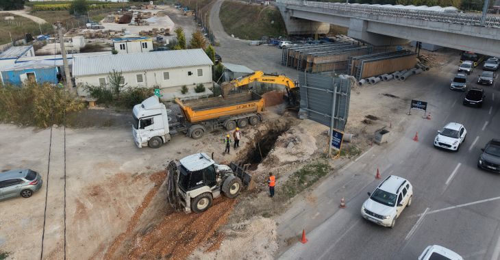 Bursa Büyükşehir Belediyesi, ulaşım ve altyapı ağlarını güçlendirme çalışmaları kapsamında