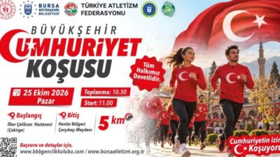 Bursa Büyükşehir Belediyesi, 29 Ekim Cumhuriyet Bayramı etkinlikleri kapsamında 25