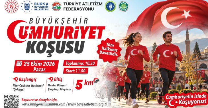 Bursa Büyükşehir Belediyesi, 29 Ekim Cumhuriyet Bayramı etkinlikleri kapsamında 25