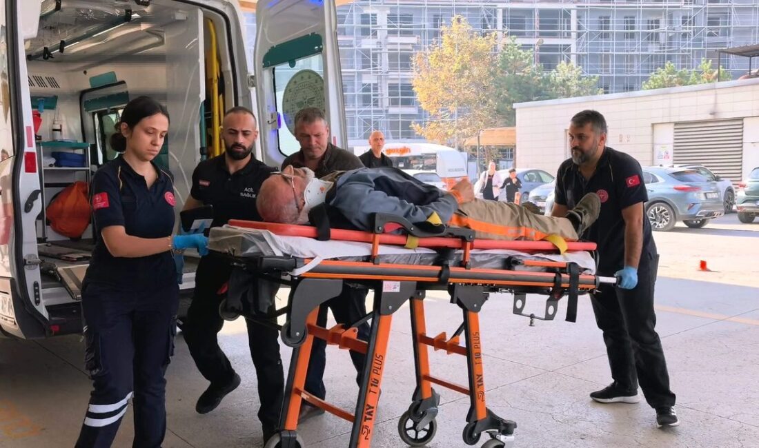 İnegöl'de çatı tamiri sırasında Ahmet D. düşerek yaralandı. Olayla ilgili