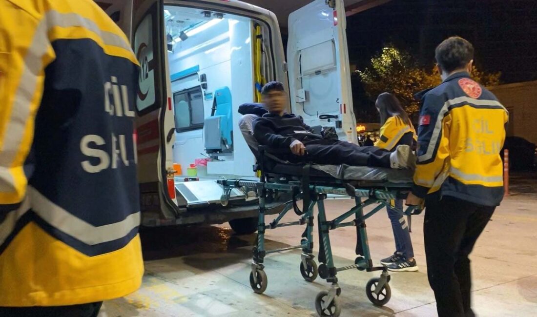 İnegöl’de dikenli tele saplanan genç ağır yaralandı. Olay yerine sevk