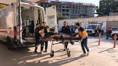 İnegöl'de meydana gelen iş kazasında işçi yüksekten düşerek yaralandı. Güvenlik
