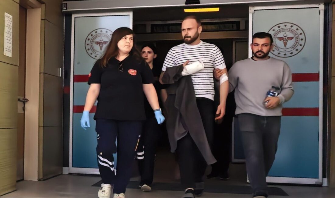 İnegöl'de meydana gelen iş makinesi kazasında 1 kişi yaralandı. Olayla