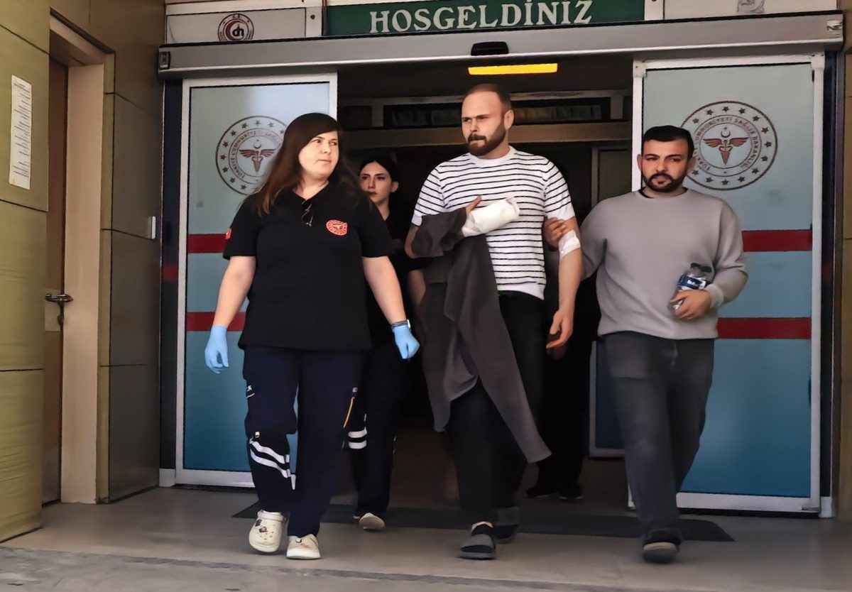 İnegöl'de meydana gelen iş makinesi kazasında 1 kişi yaralandı. Olayla