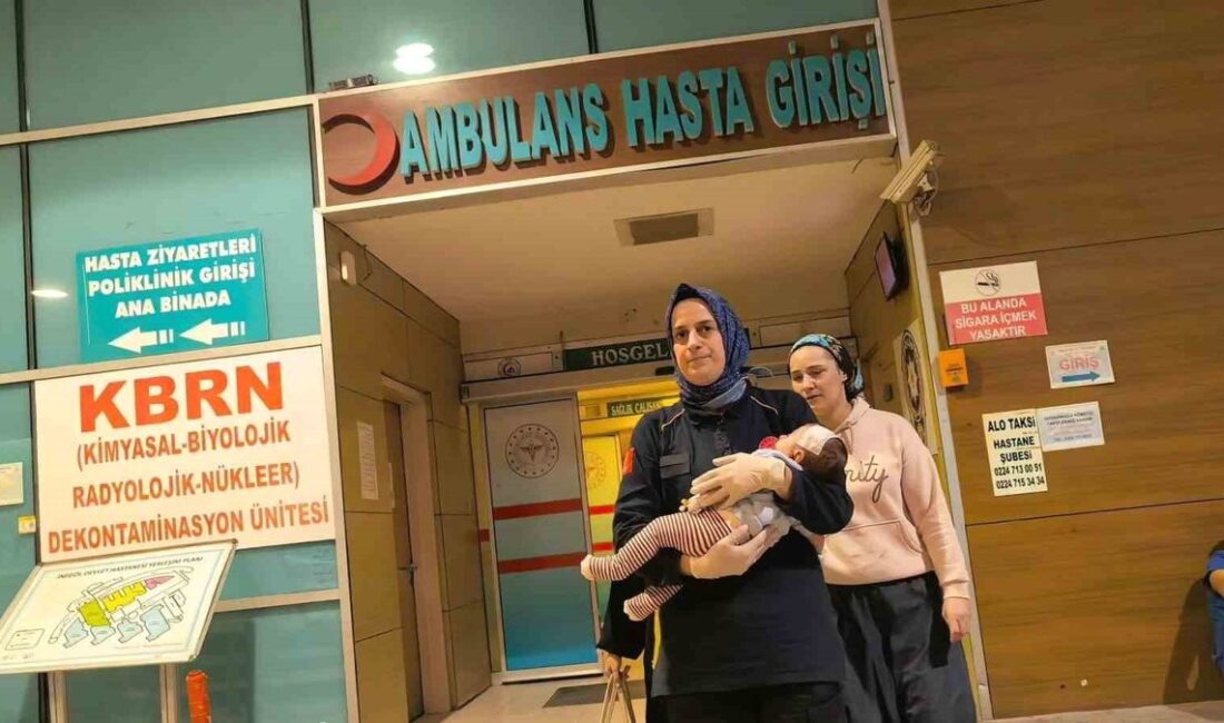 İnegöl'de kanepeden düşen bebek yaralandı. Olayla ilgili detaylar ve güvenlik