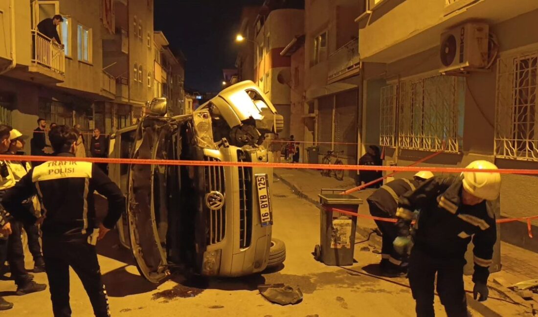 İnegöl'de kontrolden çıkan minibüsle gerçekleşen kaza ile ilgili detaylar ve