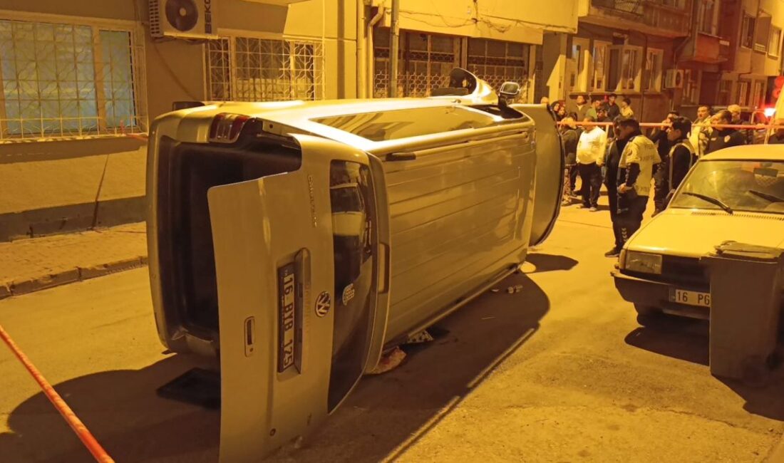 İnegöl'de meydana gelen olayda minibüs kontrolünü kaybederek kaza yaptı. Detaylar