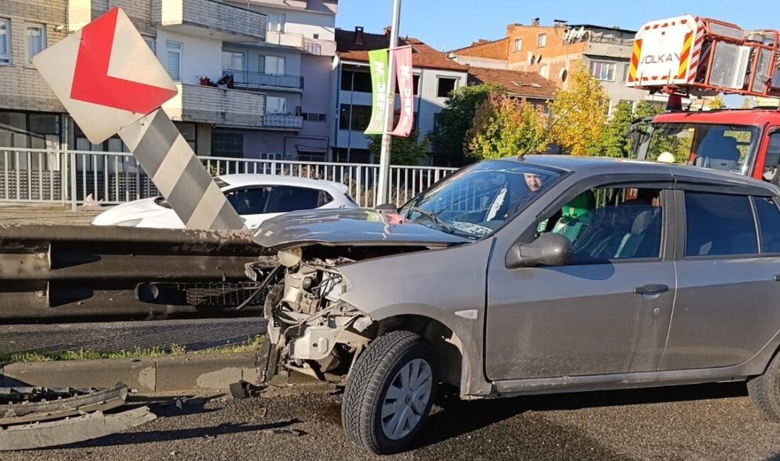 İnegöl'de otomobilin bariyerlere çarpmasıyla ilgili detaylar, kazanın nedenleri ve sonuçları