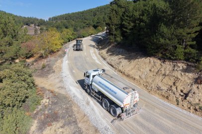 Keles’te 17 Kilometrelik Yol Yenileniyor