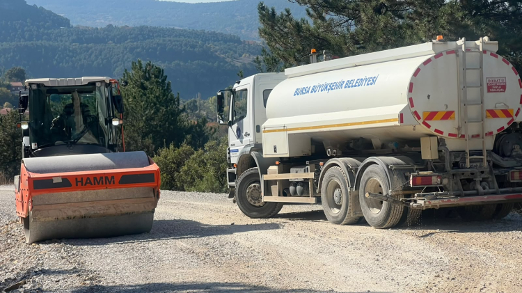 Keles’te 17 Kilometrelik Yol Yenileniyor
