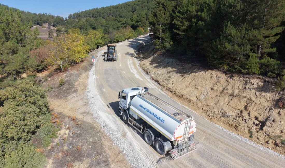 Keles’te 17 kilometrelik yol yenileme çalışmalarıyla ulaşımın daha güvenli ve