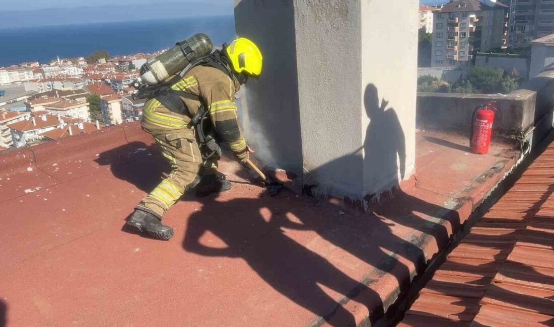 Mudanya'da meydana gelen çatı yangını toplum güvenliği açısından önemli olup,