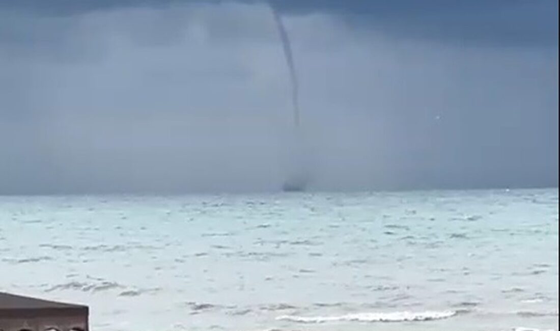 Mudanya'da yaşanan deniz hortumu paniğe yol açtı. Olayın detayları ve