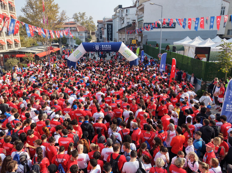 Osmangazi’de Cumhuriyet Koşusu Coşkusu