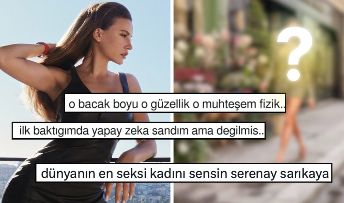 Serenay Sarıkaya’nın mini elbiseli sokak stili sosyal medyada gündem oldu.