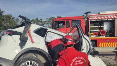Susurluk'ta meydana gelen trafik kazasında iki kişi yaralanmıştır. Olayla ilgili