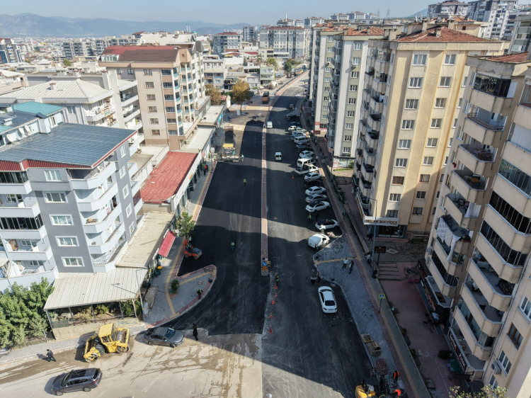 Yıldırım Erdoğan Caddesi’nde Yol Çalışması