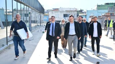 Yıldırım Yavuzselim’de pazar alanı çalışmalarının yüzde 80’i tamamlandı. Projenin bölge