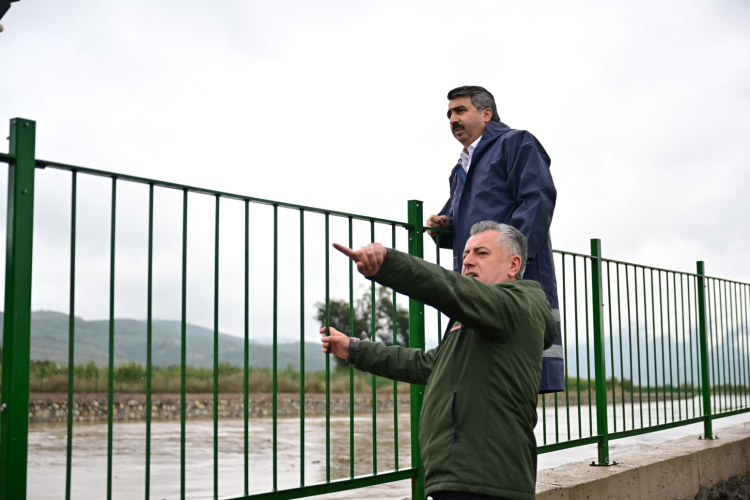Yıldırım'da Sağanak Muğlak Çalışmalar
