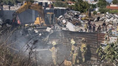 Yıldırım'daki geri dönüşüm yangını kontrol altına alındı. Yetkililer, olayla ilgili